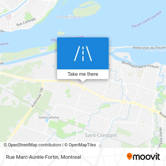 Rue Marc-Aurèle-Fortin map