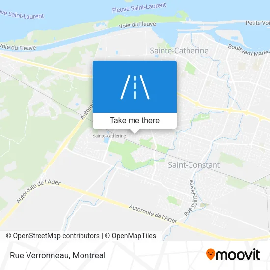 Rue Verronneau map