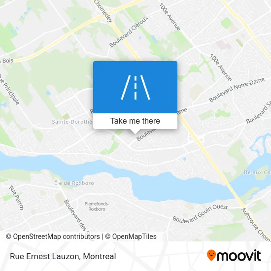 Rue Ernest Lauzon map