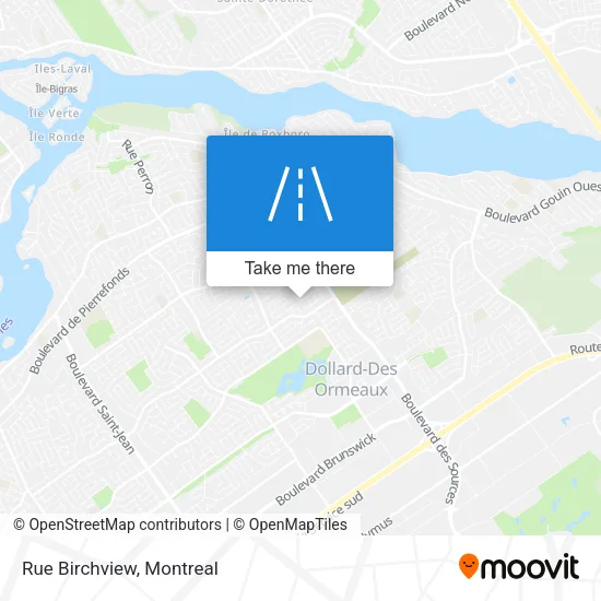 Rue Birchview map