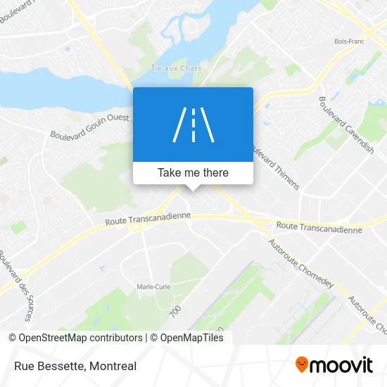 Rue Bessette map
