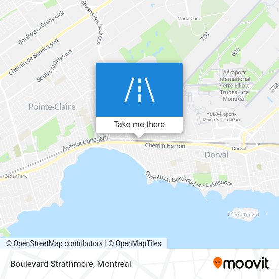 Boulevard Strathmore map