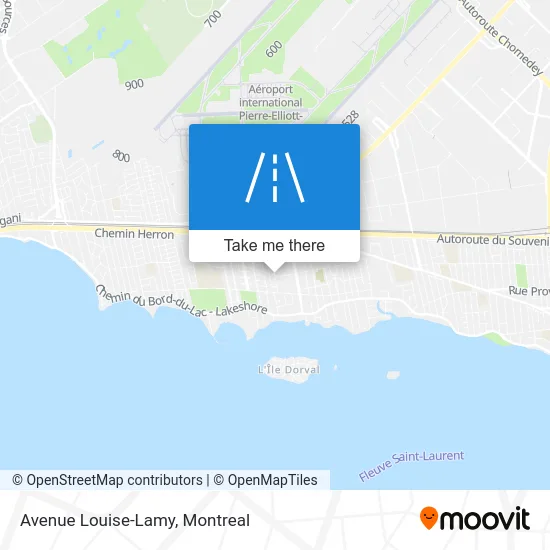 Avenue Louise-Lamy map