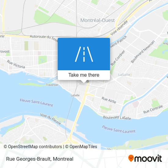 Rue Georges-Brault map