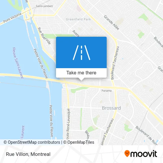 Rue Villon map
