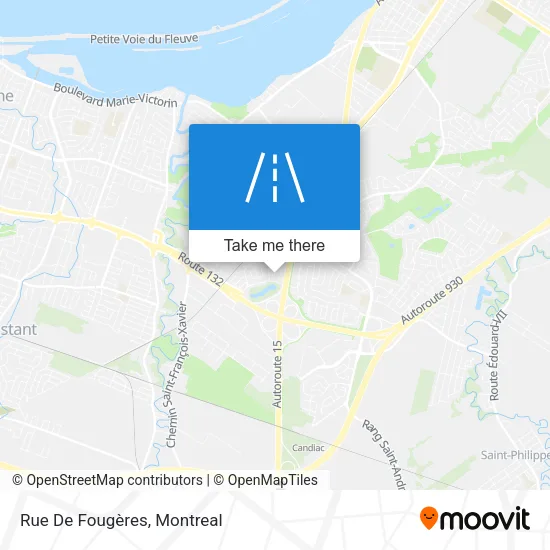 Rue De Fougères map