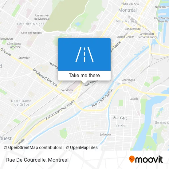 Rue De Courcelle map