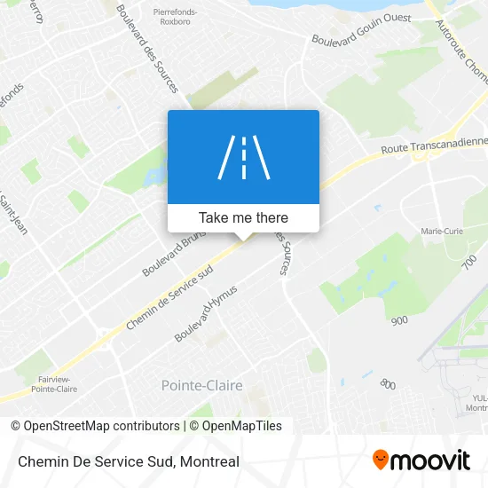 Chemin De Service Sud map