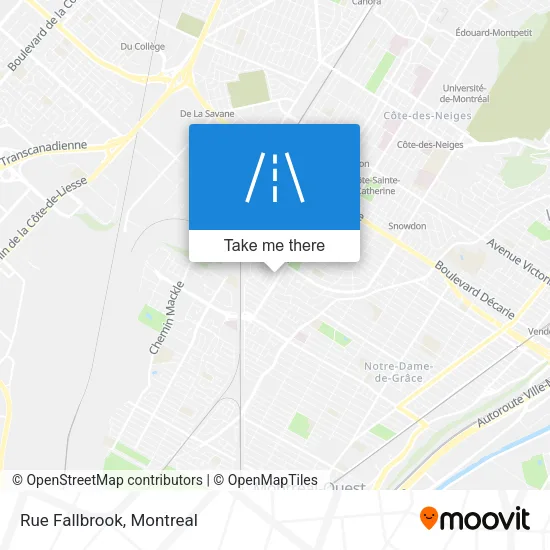 Rue Fallbrook map