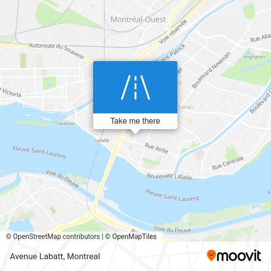 Avenue Labatt map