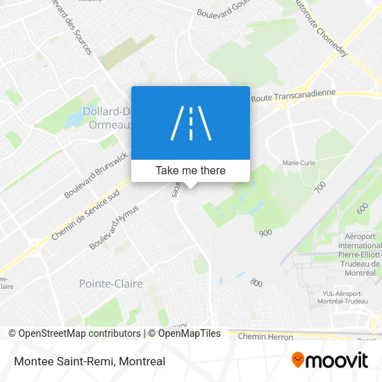 Montee Saint-Remi map