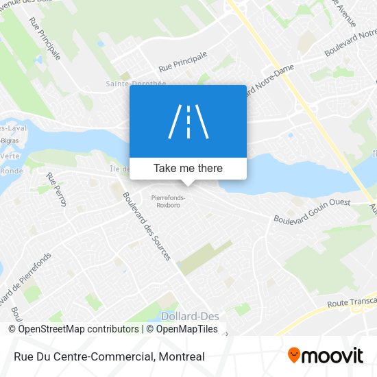 Rue Du Centre-Commercial map