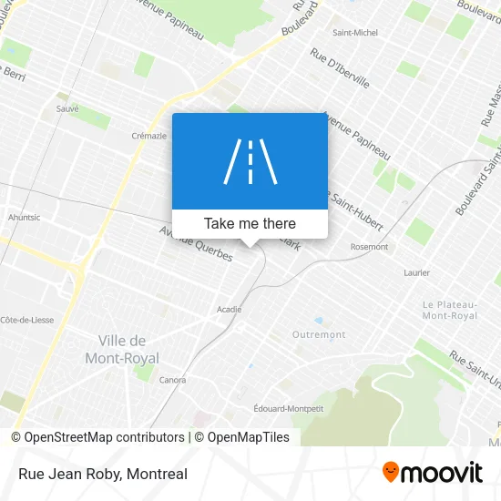 Rue Jean Roby map