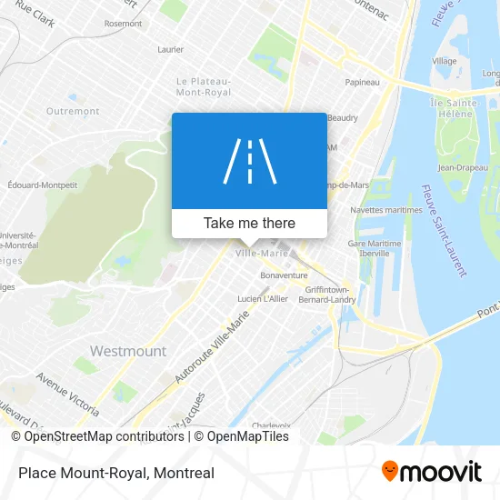 Place Mount-Royal map