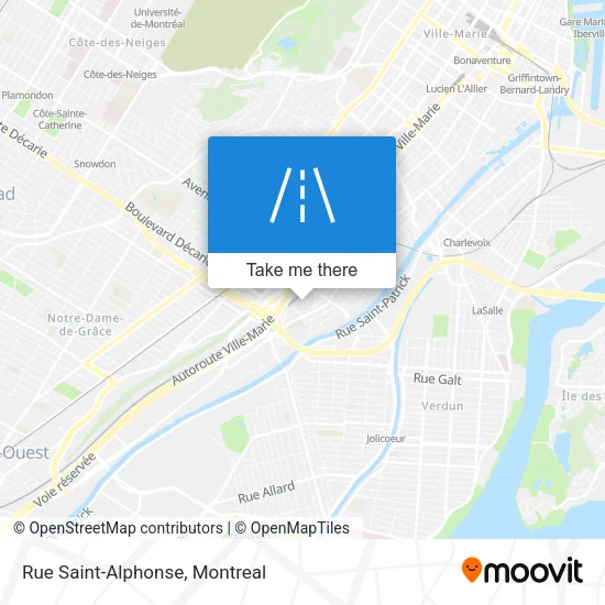 Rue Saint-Alphonse map