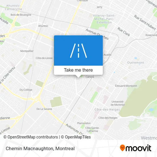 Chemin Macnaughton map