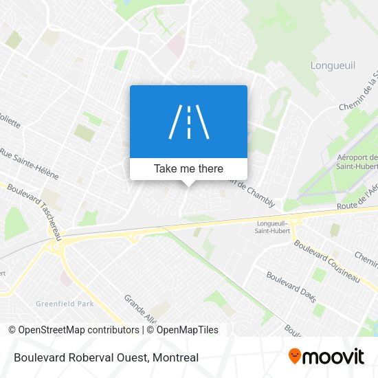 Boulevard Roberval Ouest map