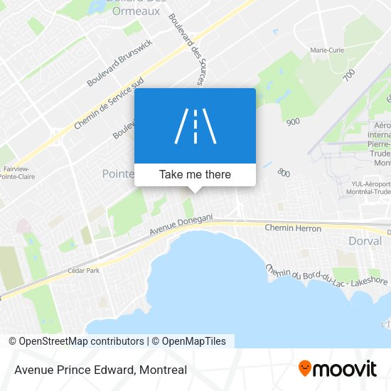 Avenue Prince Edward map