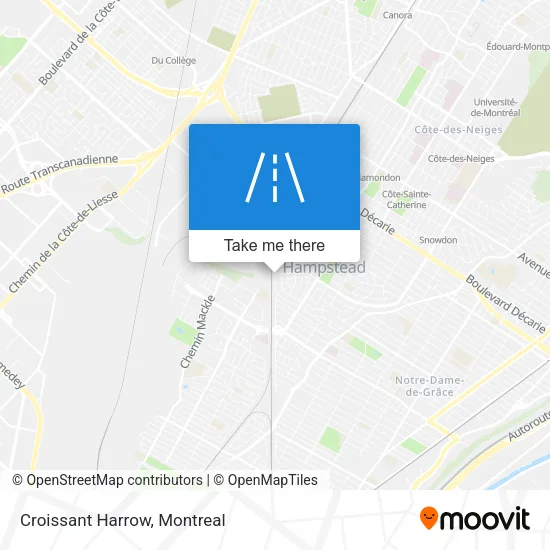 Croissant Harrow map