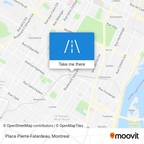 Place Pierre-Falardeau map