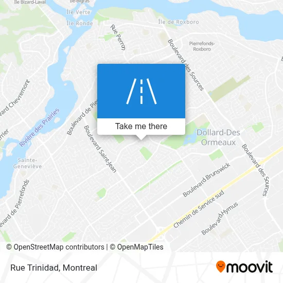 Rue Trinidad map