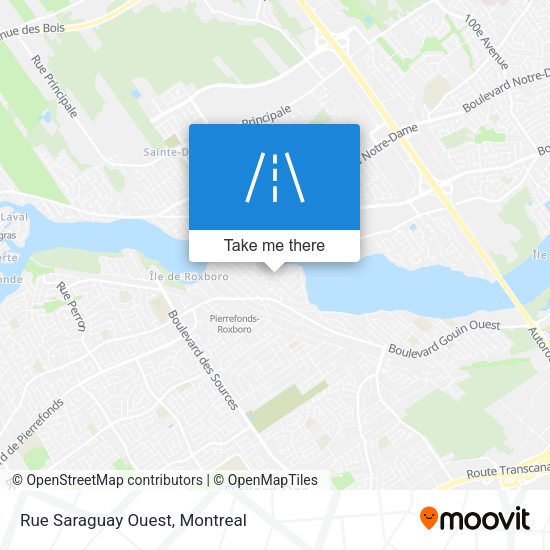 Rue Saraguay Ouest map