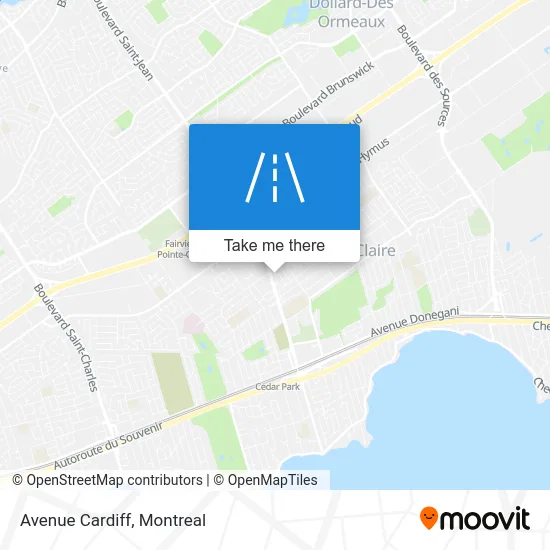 Avenue Cardiff map