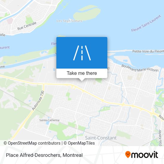 Place Alfred-Desrochers map