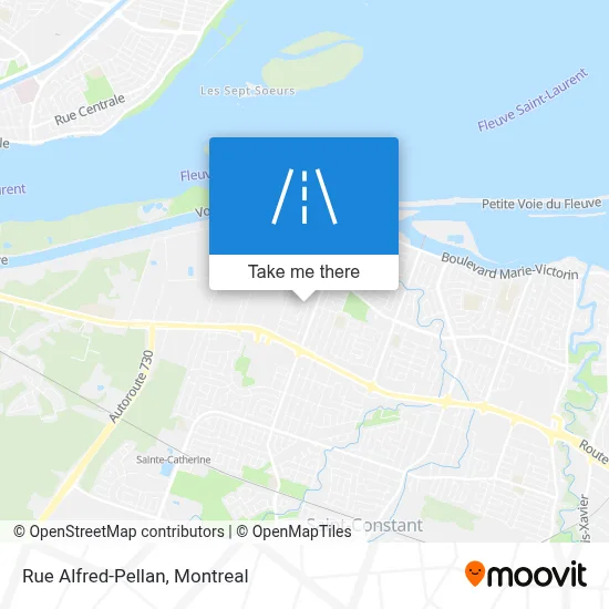 Rue Alfred-Pellan map