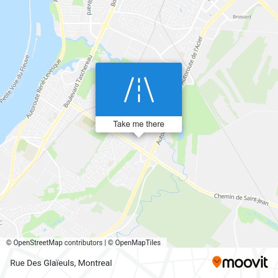 Rue Des Glaïeuls map