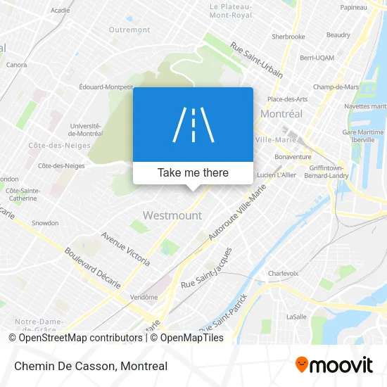 Chemin De Casson map