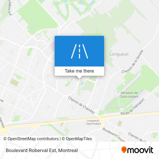 Boulevard Roberval Est map