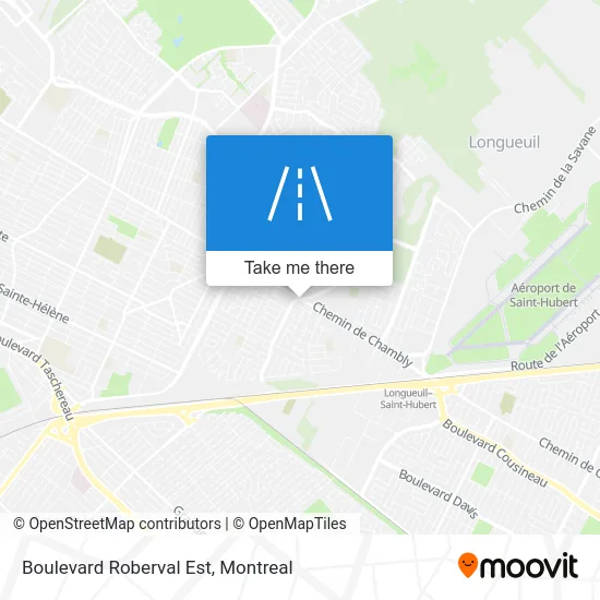 Boulevard Roberval Est map