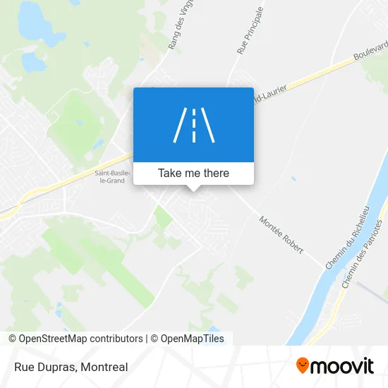 Rue Dupras map