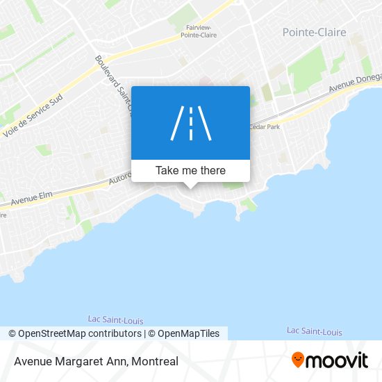 Avenue Margaret Ann map