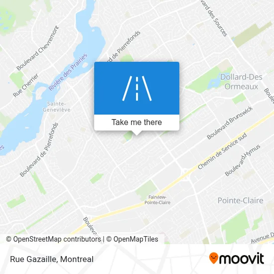 Rue Gazaille map