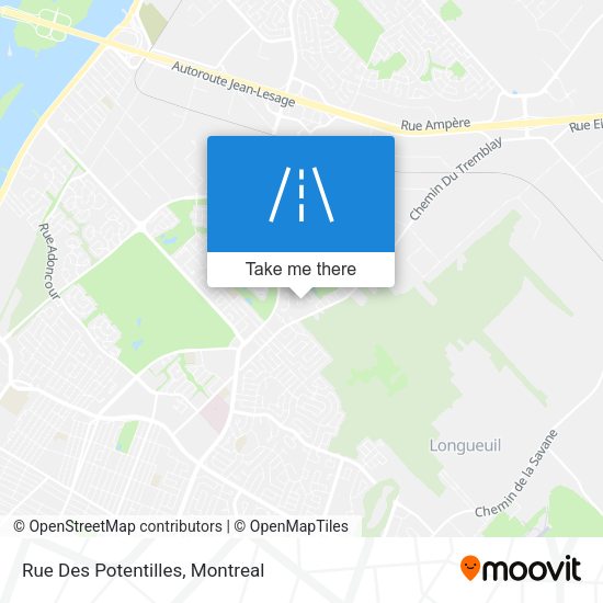 Rue Des Potentilles map