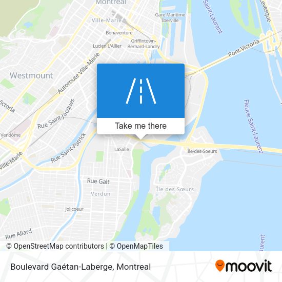 Boulevard Gaétan-Laberge map