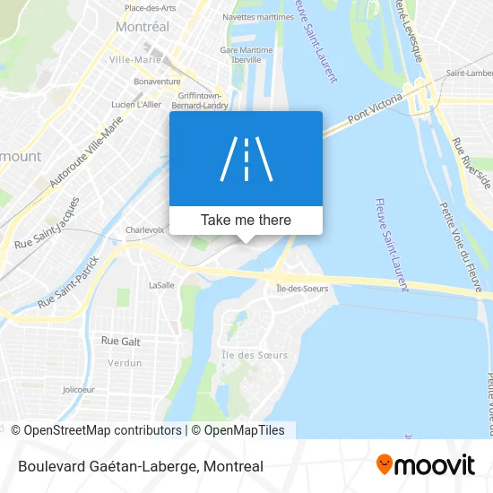 Boulevard Gaétan-Laberge map