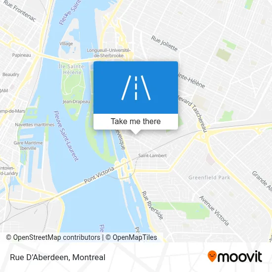 Rue D'Aberdeen map