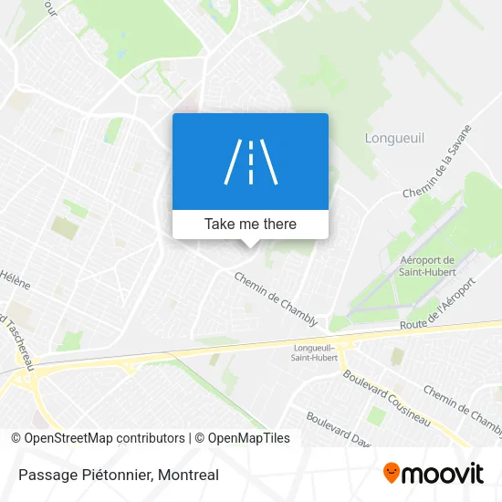 Passage Piétonnier map