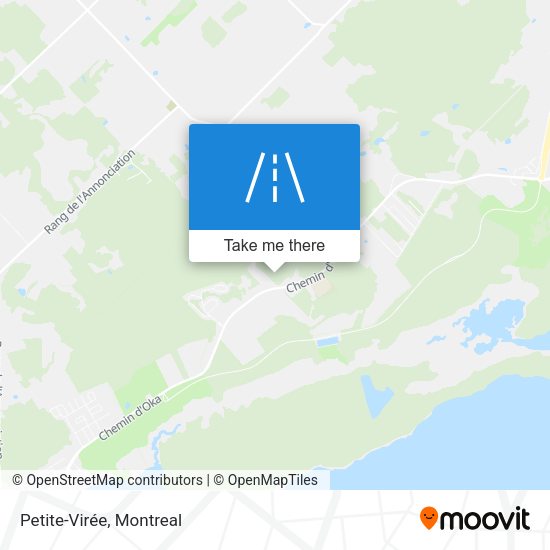 Petite-Virée map