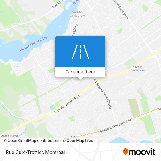 Rue Curé-Trottier map