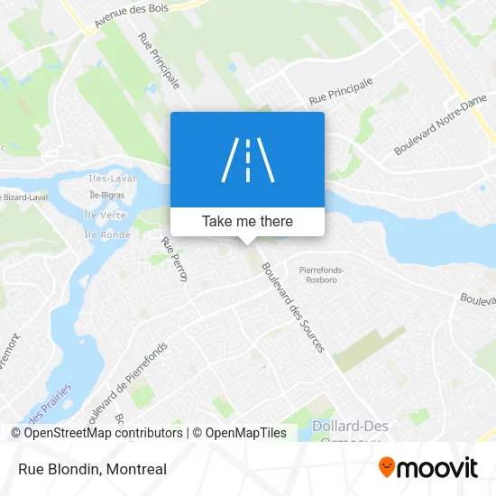 Rue Blondin map