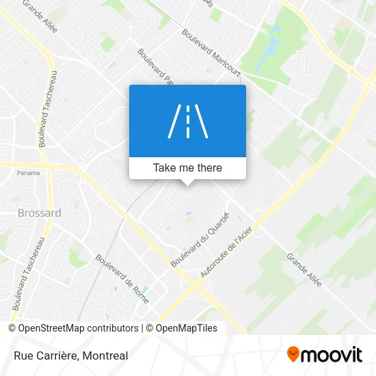 Rue Carrière map