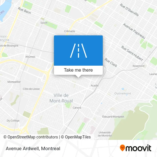 Avenue Ardwell map
