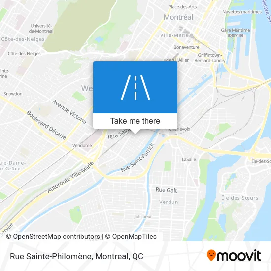 Rue Sainte-Philomène map