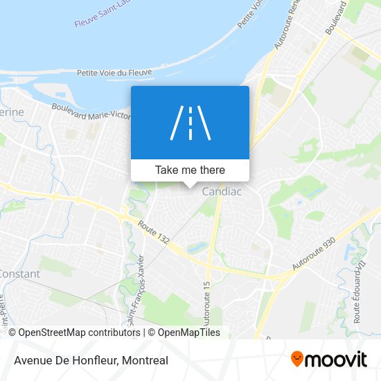 Avenue De Honfleur map