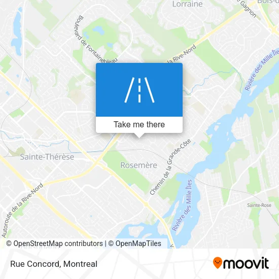 Rue Concord map