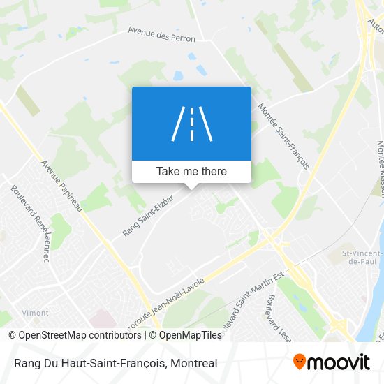 Rang Du Haut-Saint-François map